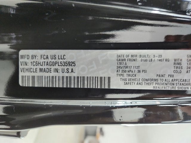 2023 Jeep Gladiator Sport S