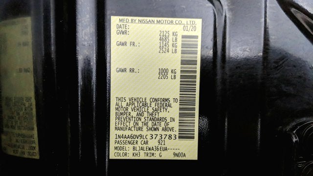 2020 Nissan Maxima SL