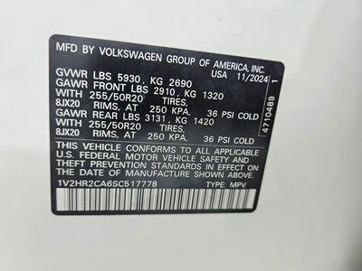 2025 Volkswagen Atlas 2.0T SE w/Technology