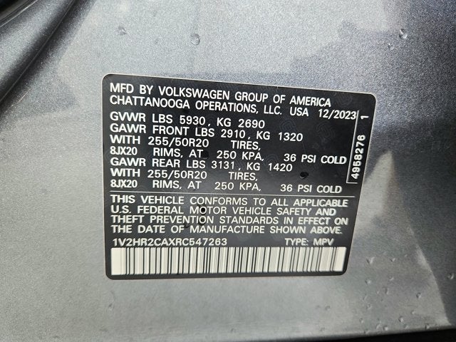 2024 Volkswagen Atlas 2.0T SE w/Technology