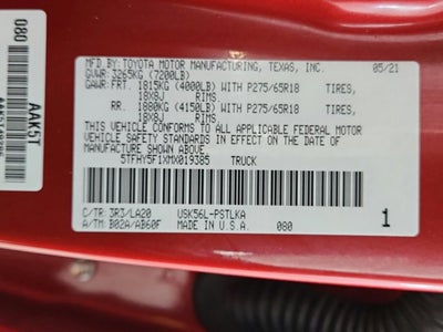 2021 Toyota Tundra 4WD Limited