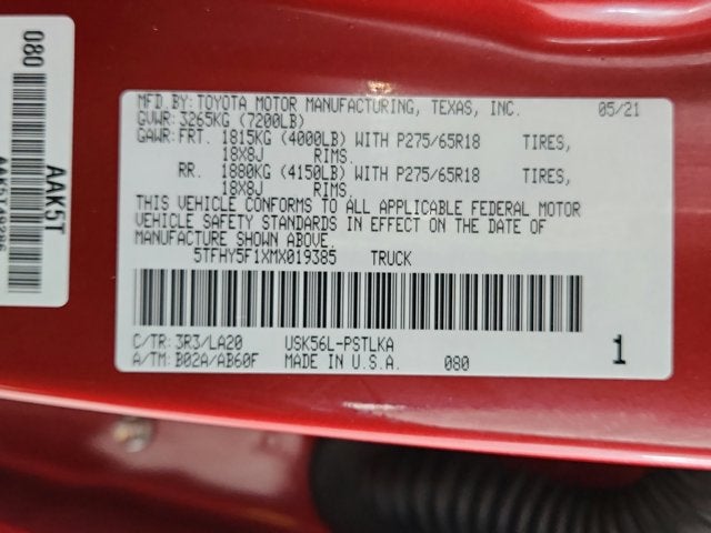 2021 Toyota Tundra 4WD Limited