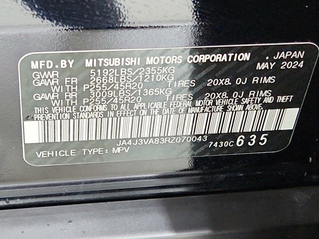 2024 Mitsubishi Outlander SE