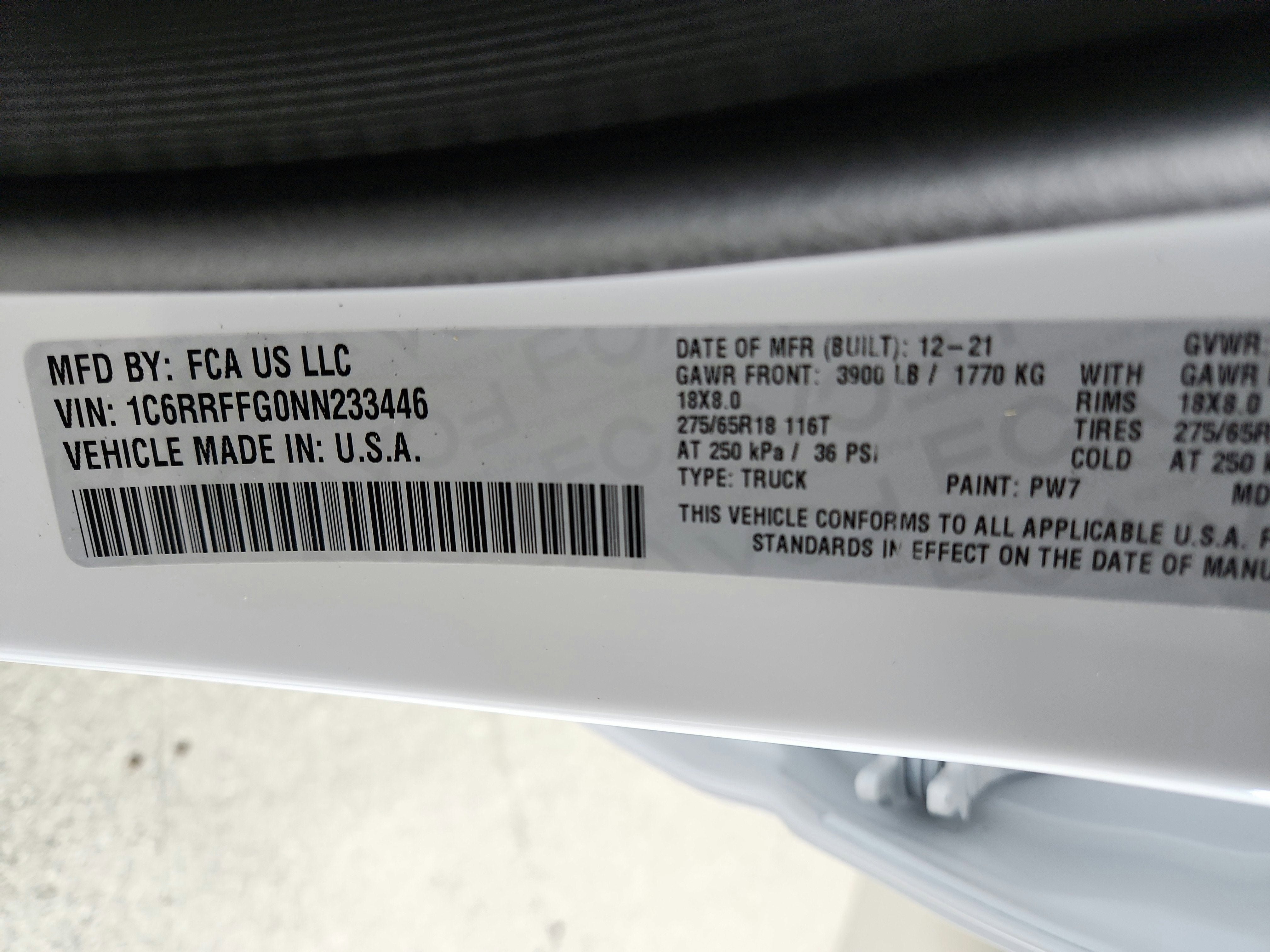 2022 RAM 1500 Big Horn