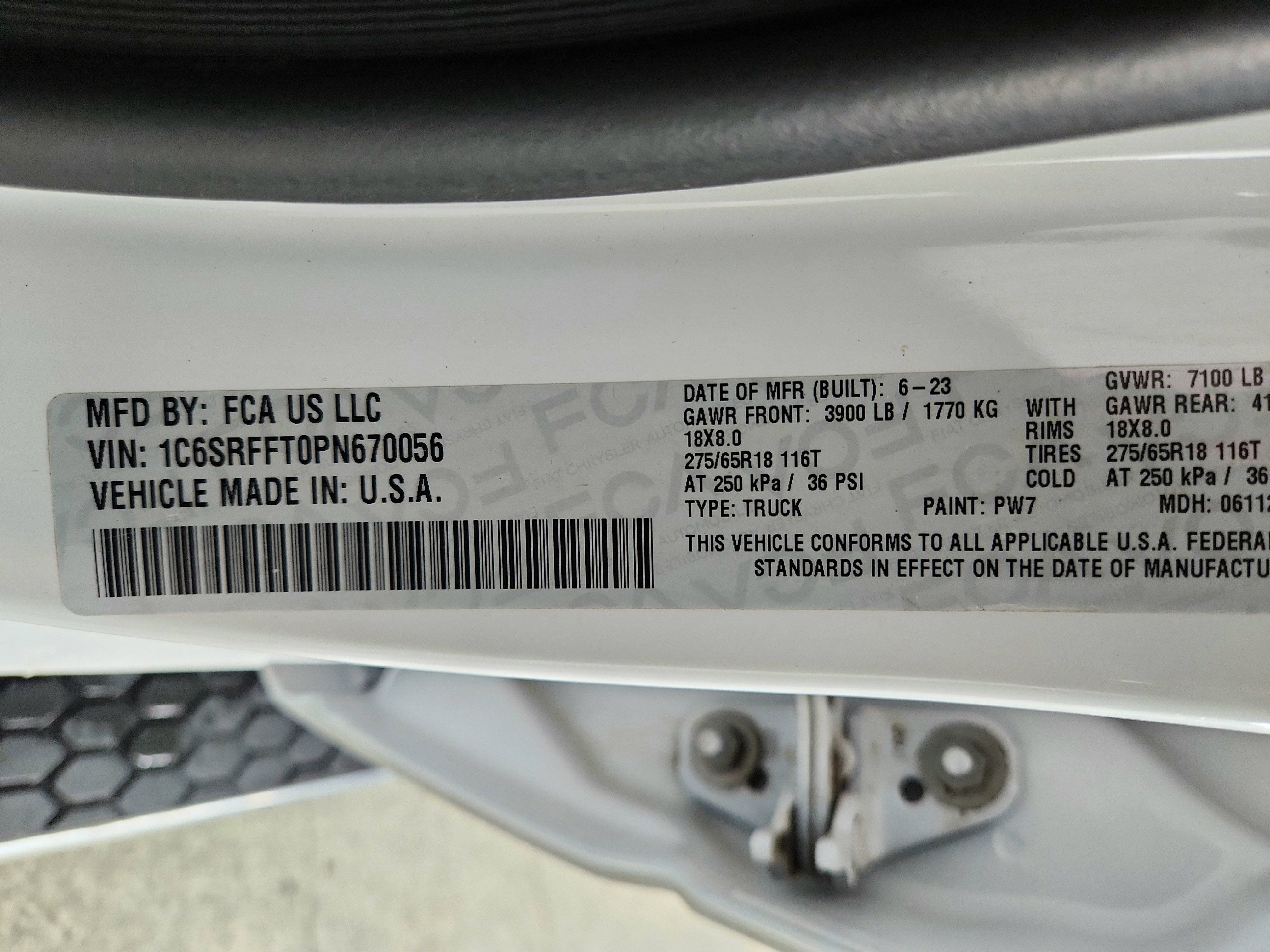 2023 RAM 1500 Lone Star