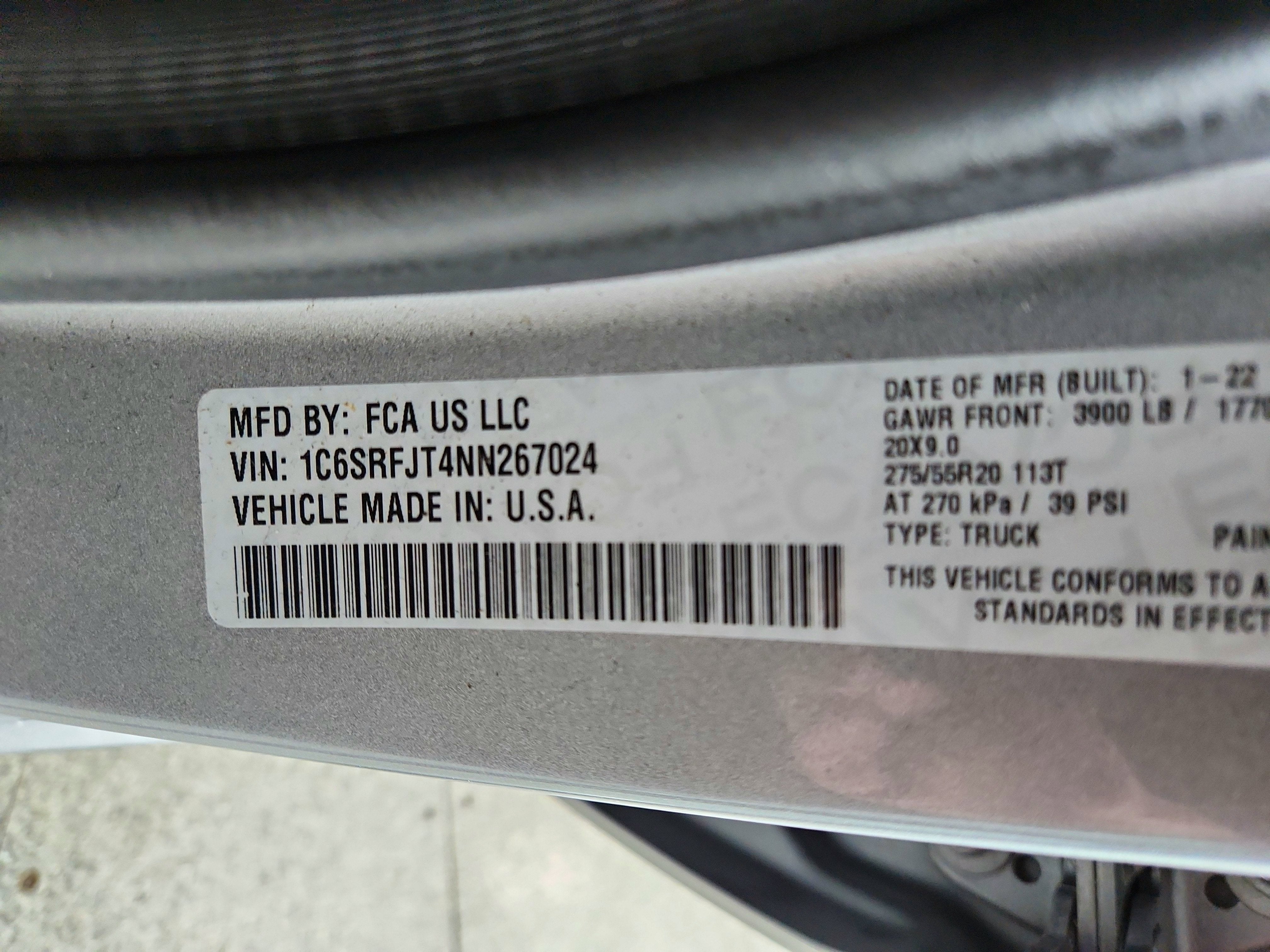 2022 RAM 1500 Laramie