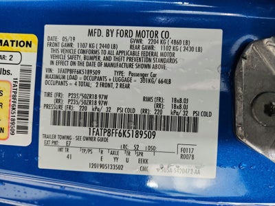 2019 Ford Mustang GT Premium