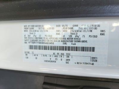 2025 Ford Transit-250 Cargo Van T-250 130" Low Rf 9070 GVWR RWD