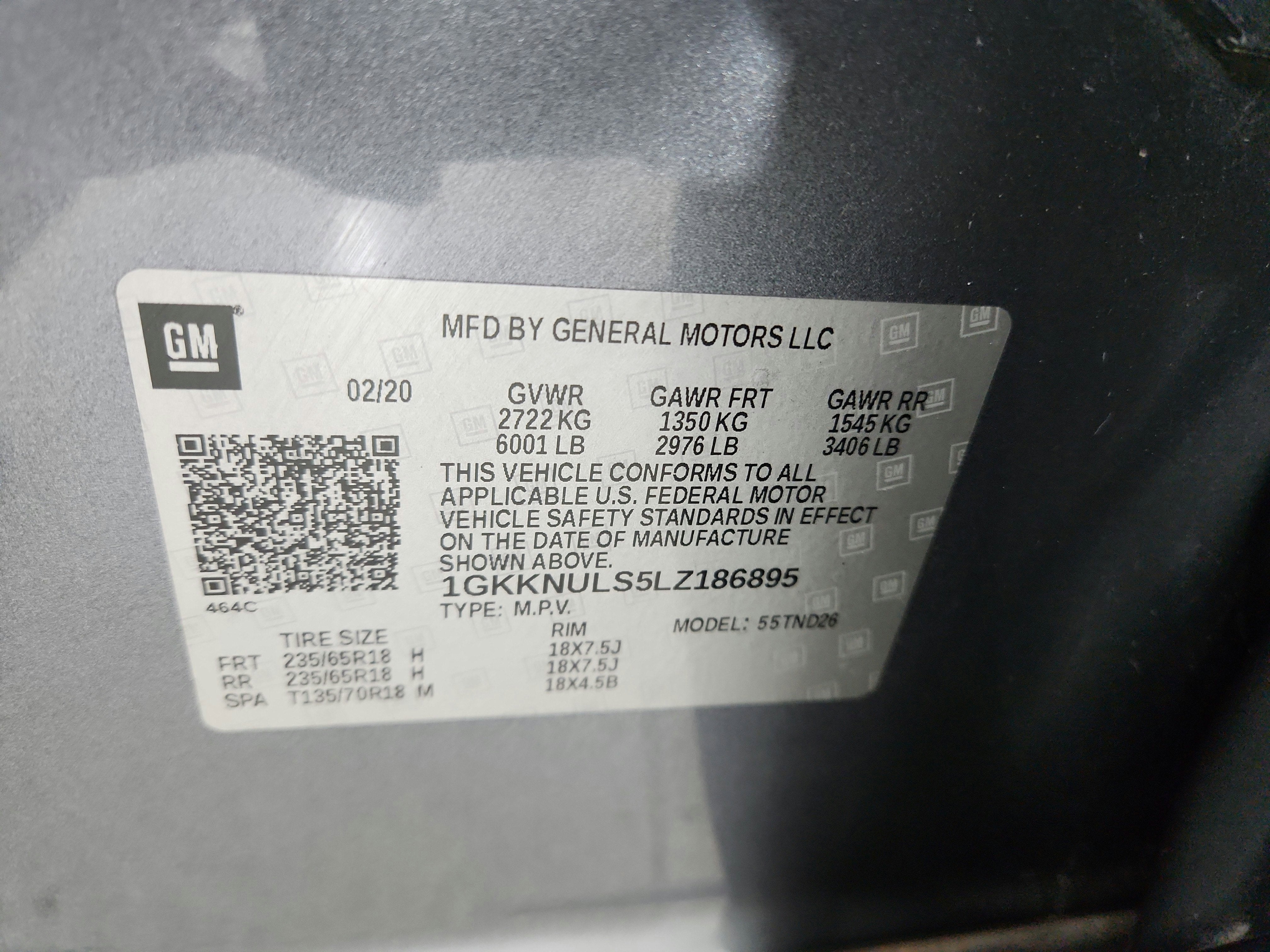 2020 GMC Acadia SLT
