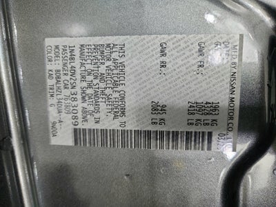 2025 Nissan Altima SV