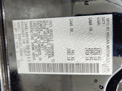 2025 Nissan Altima SV