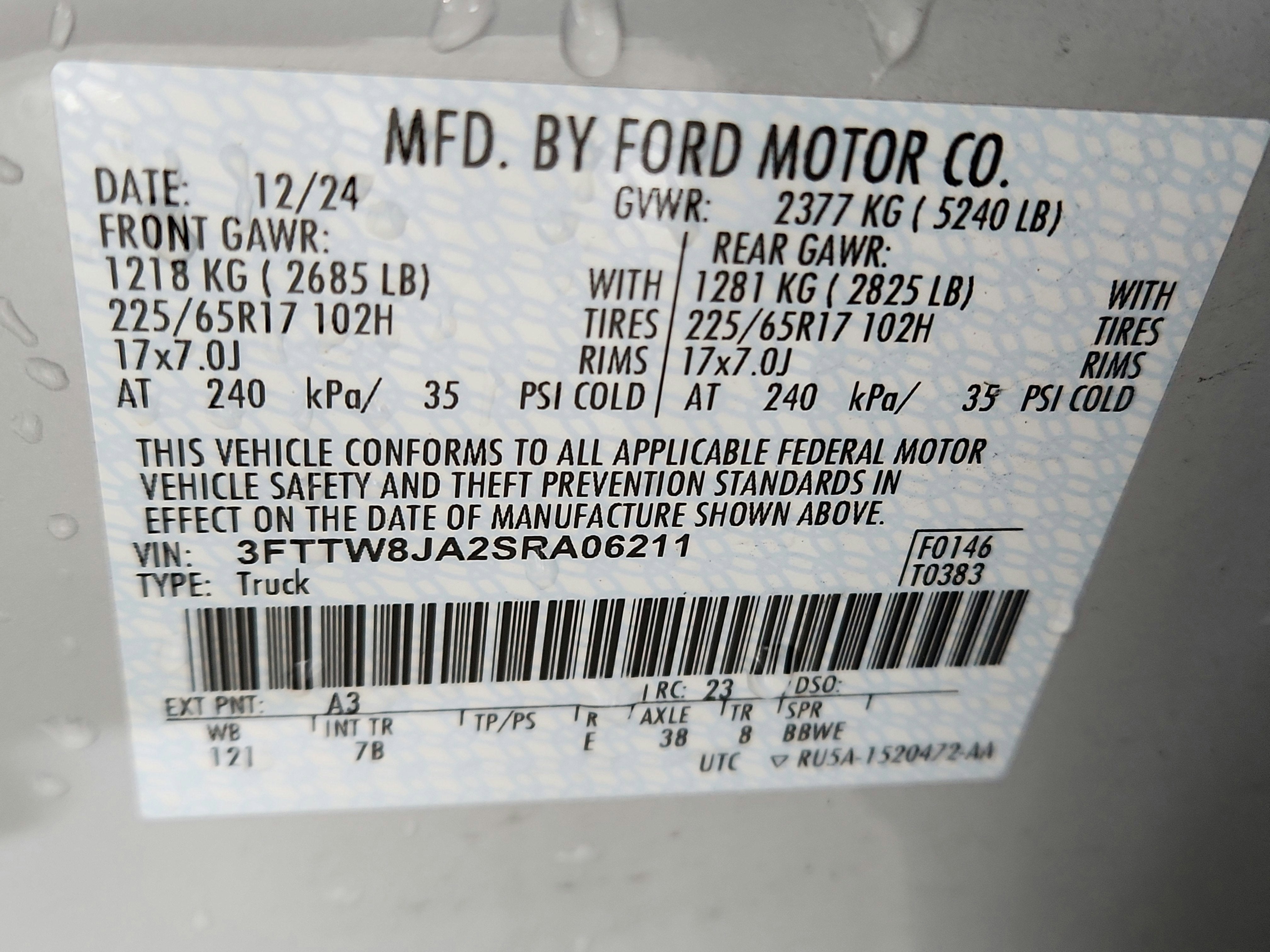 2025 Ford Maverick XLT