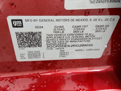 2024 Chevrolet Silverado 1500 LT