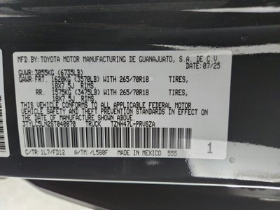 2025 Toyota Tacoma Hybrid Base