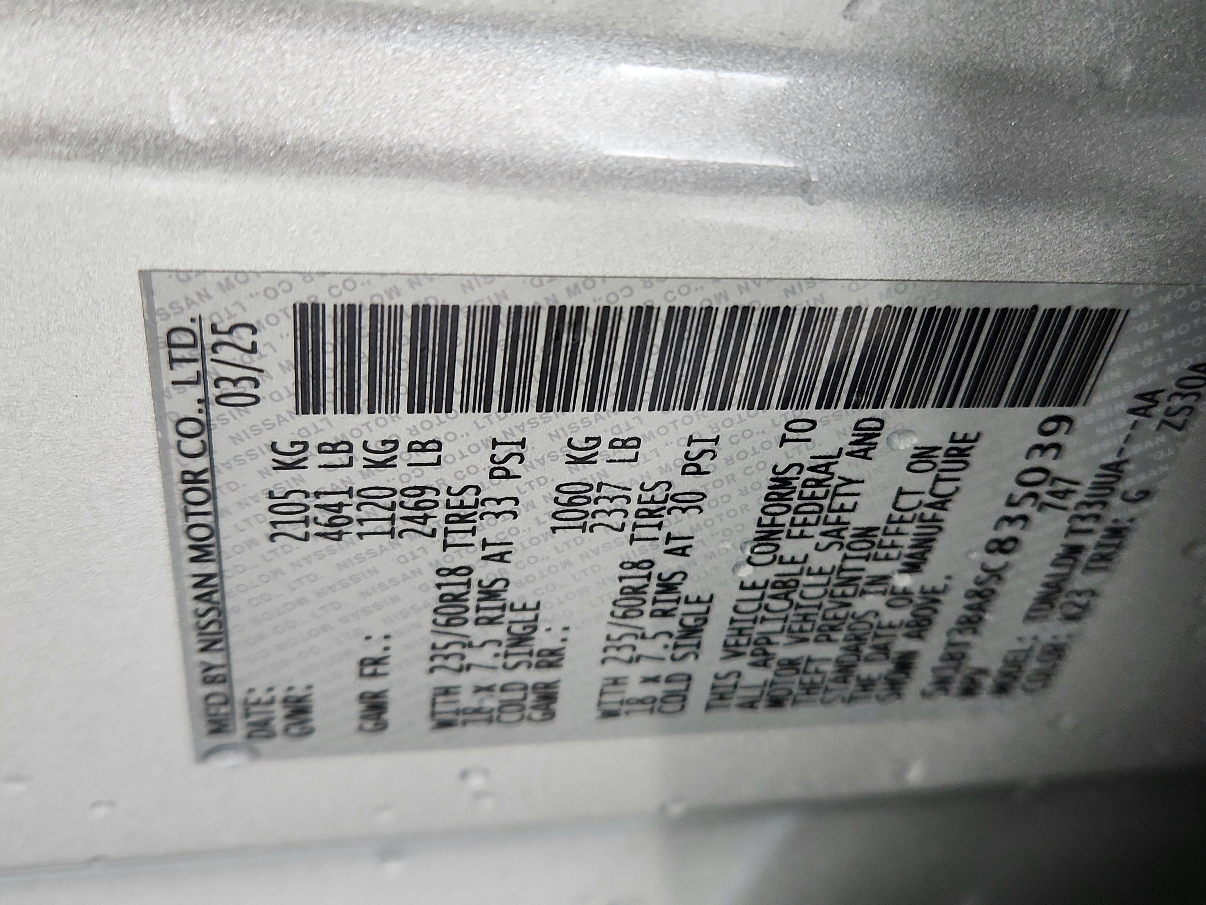 2025 Nissan Rogue SV