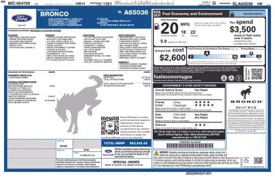 2025 Ford Bronco Outer Banks