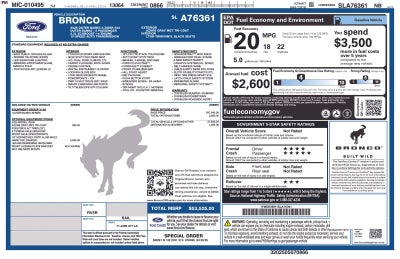 2025 Ford Bronco Outer Banks