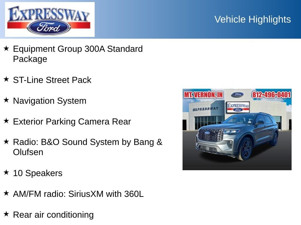 2025 Ford Explorer ST-Line